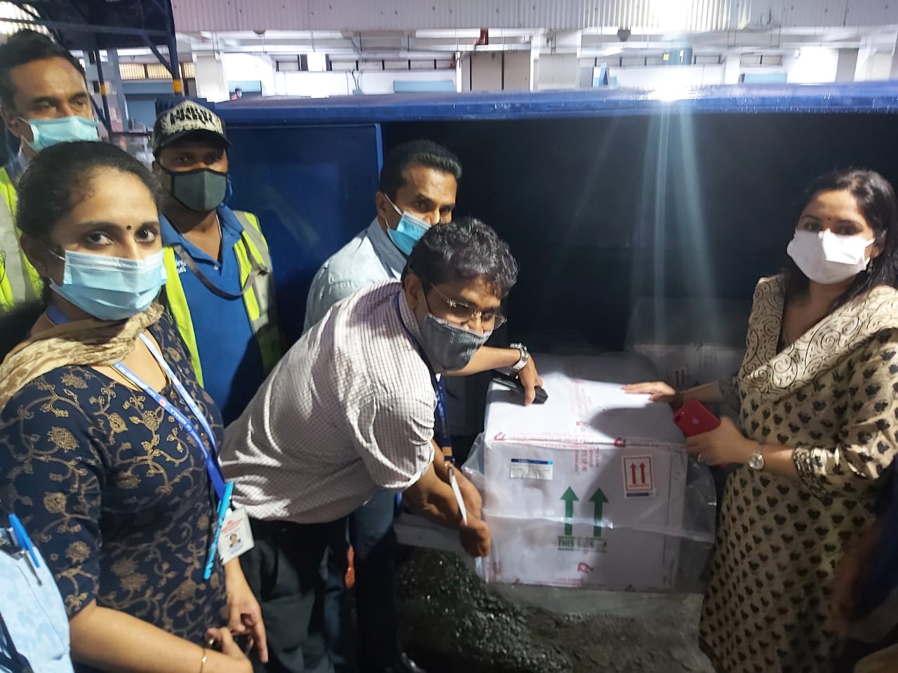 Uninterrupted Delivery of Medical Essentials Continues from Trivandrum Airport