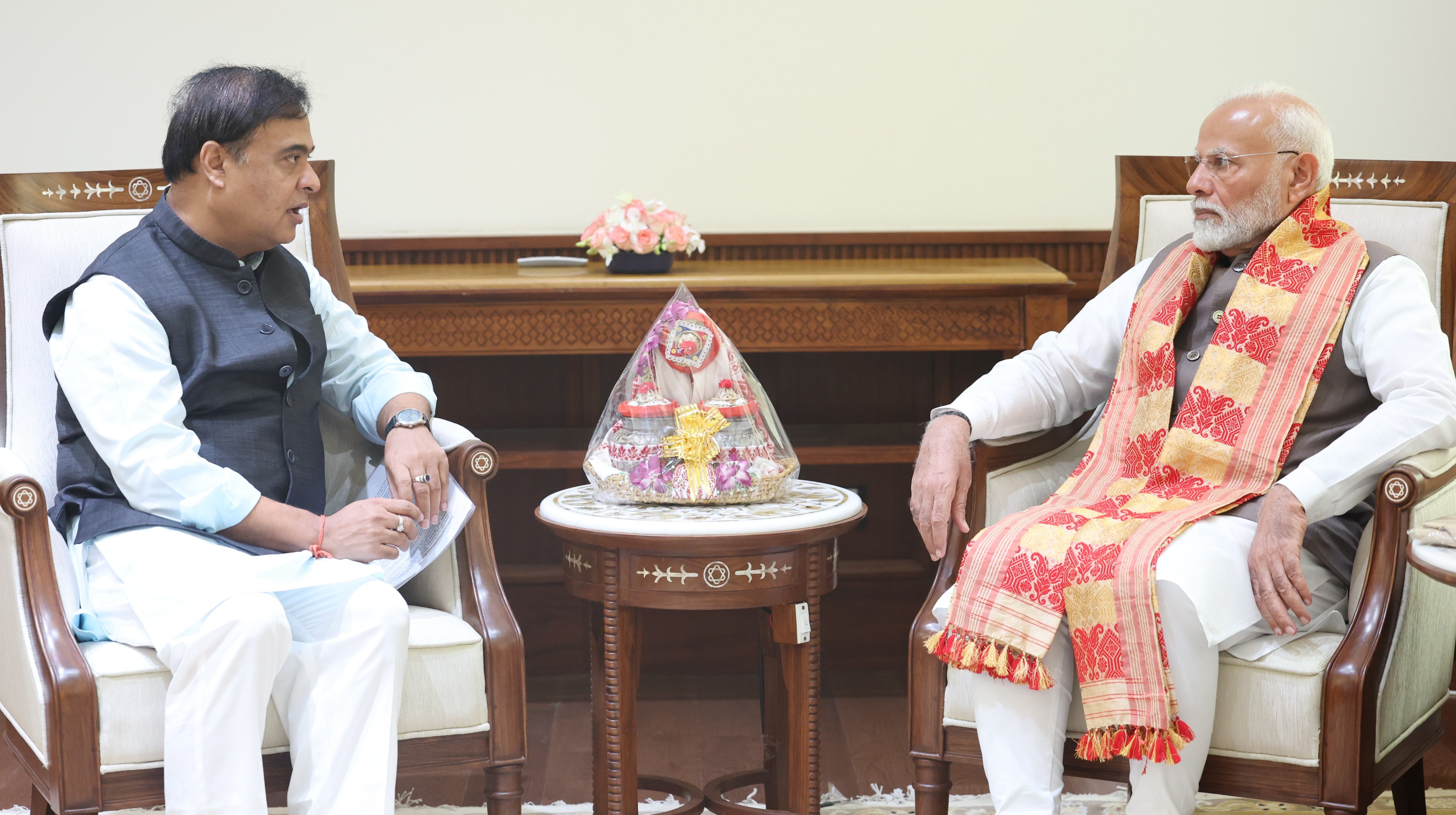 Chief Minister of Assam meets Prime Minister