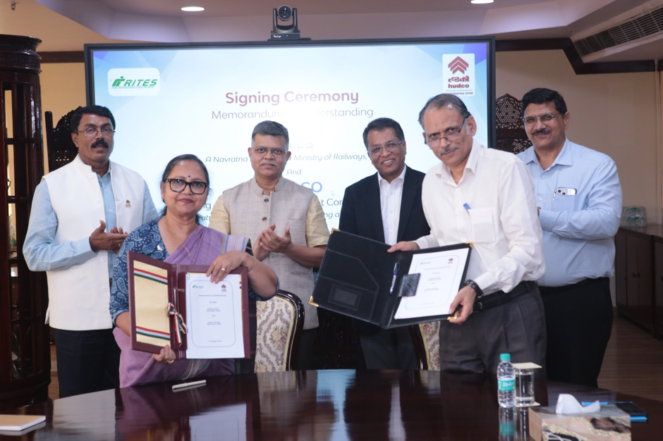 HUDCO and RITES Limited Sign MoU to Boost Infrastructure and Urban Development in India