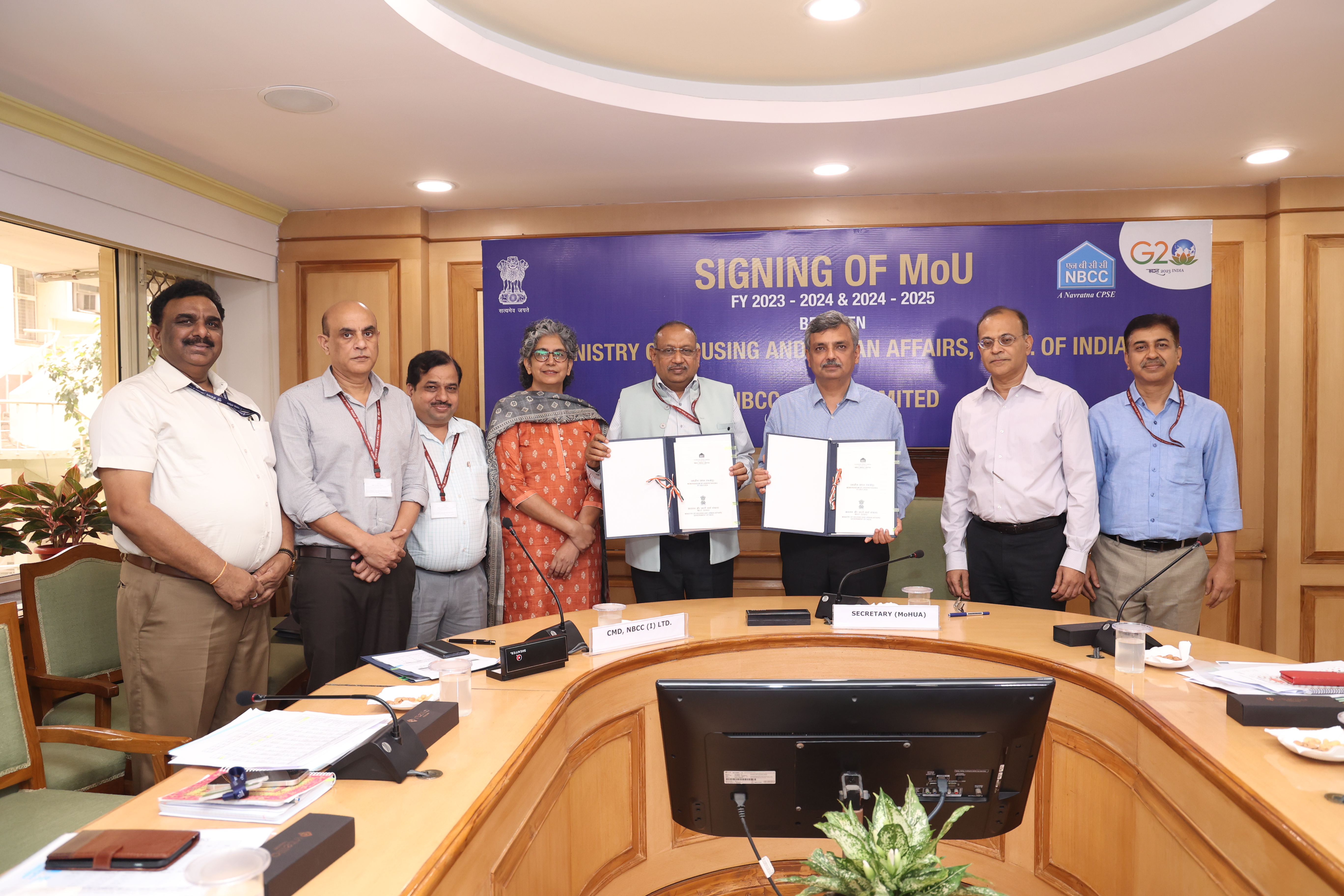 NBCC inked MoU with MoHUA